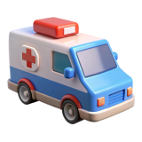Air + road ambulance